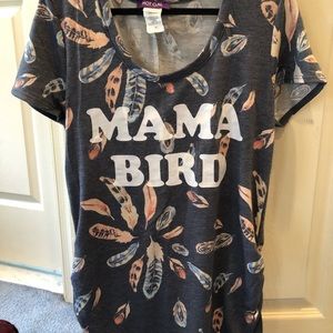 Hot Gal Maternity Mama Bird Top
